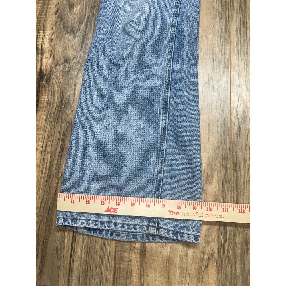 Pacsun Women's Blue High Rise Straight Bootcut Flared Denim Jeans‎ Pants Size 25 - Picture 12 of 12
